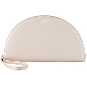 SUMMER & ROSE Luna Wristlet Clutch Wallet, Champagne Shimmer